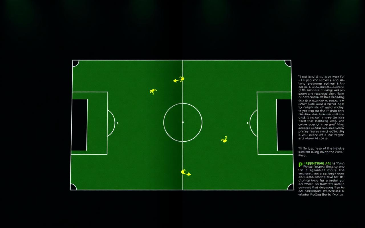 Diagrama tactico de futbol